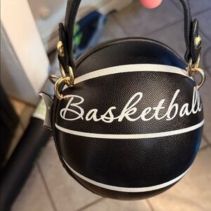 Chic Black Basketball Mini Bag